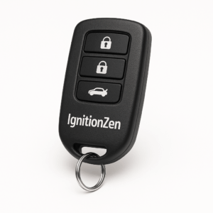 IgnitionZen Key Fob shown against a neutral background