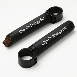 Clip-On Energy Bars package shown against a neutral background